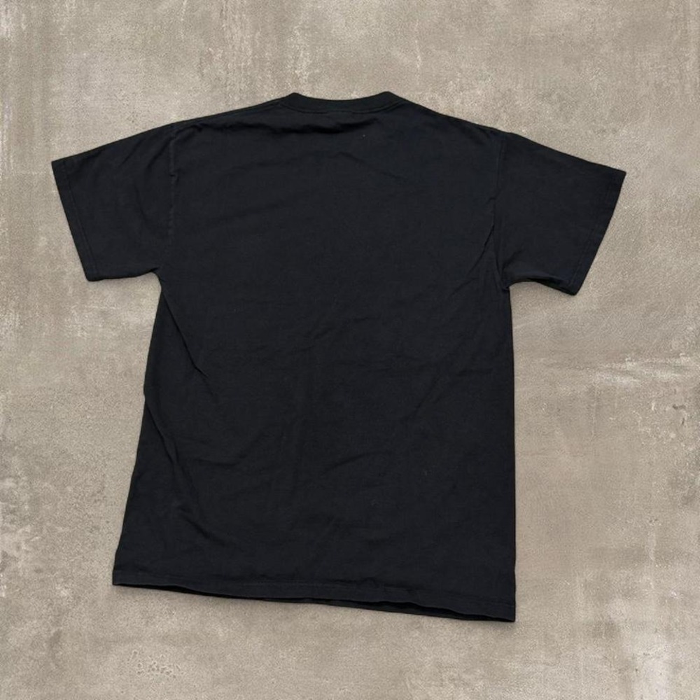 Vintage 2004 Allergic to Stupid People Graphic T-Shirt Delta Pro Weight Black M - Picture 6 of 6